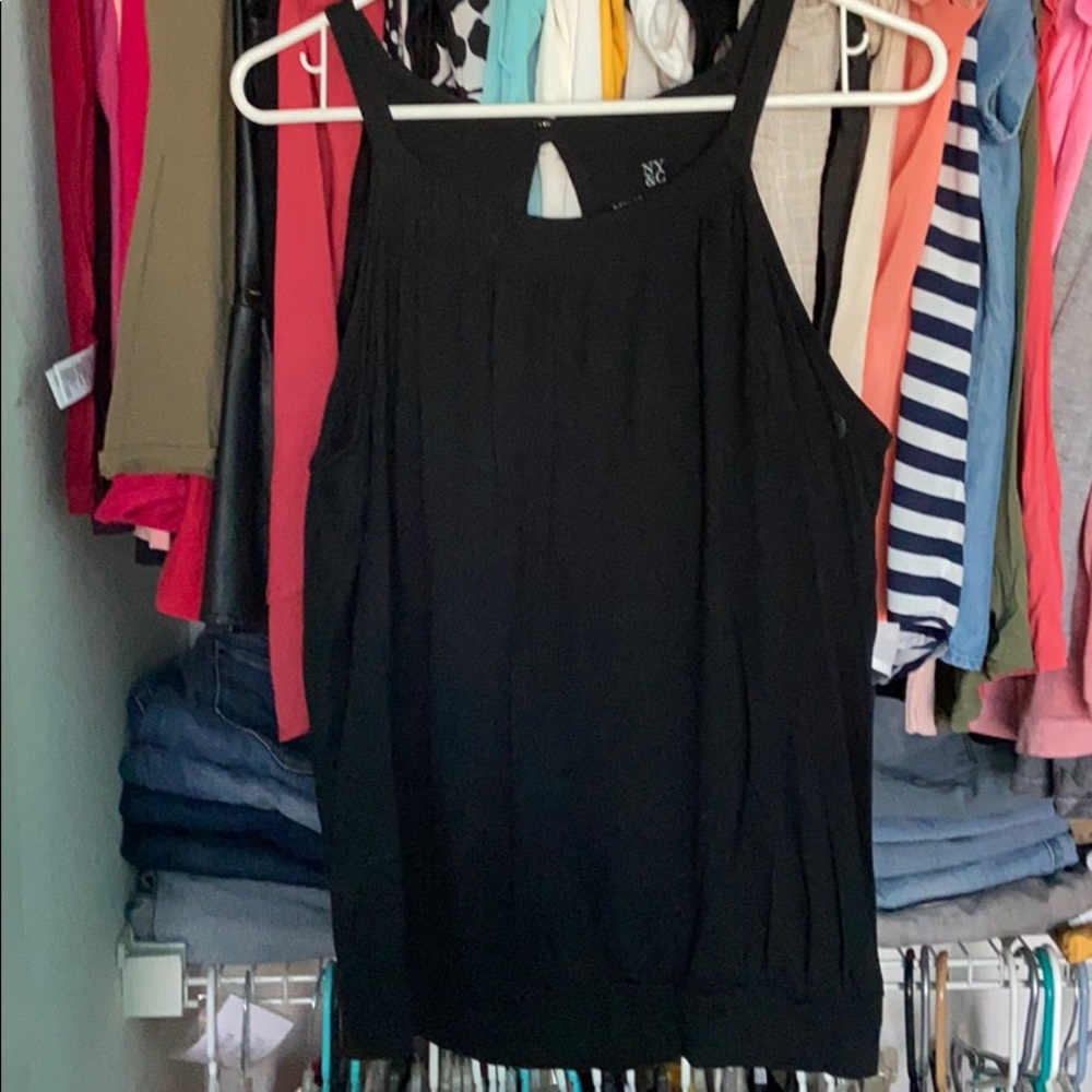 black halter top